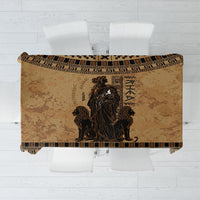 Rhea Mother Who Defied Destiny Tablecloth Titaness Rhea Lions Greek Key Pottery Art