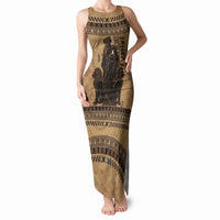 Rhea Mother Who Defied Destiny Tank Maxi Dress Titaness Rhea Lions Greek Key Pottery Art