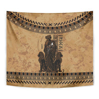 Rhea Mother Who Defied Destiny Tapestry Titaness Rhea Lions Greek Key Pottery Art