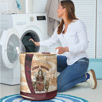 Rhea Titan Queen Mother Gods Laundry Basket Goddess Rhea Throne Lions Greek Key Art
