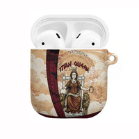 Rhea Titan Queen Mother Gods AirPods Case Goddess Rhea Throne Lions Greek Key Art