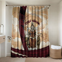 Rhea Titan Queen Mother Gods Bathroom Set Goddess Rhea Throne Lions Greek Key Art