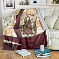Rhea Titan Queen Mother Gods Blanket Goddess Rhea Throne Lions Greek Key Art