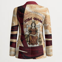 Rhea Titan Queen Mother Gods Blazer Goddess Rhea Throne Lions Greek Key Art