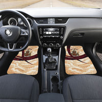Rhea Titan Queen Mother Gods Car Mats Goddess Rhea Throne Lions Greek Key Art