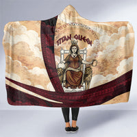 Rhea Titan Queen Mother Gods Hooded Blanket Goddess Rhea Throne Lions Greek Key Art