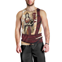 Rhea Titan Queen Mother Gods Men Tank Top Goddess Rhea Throne Lions Greek Key Art