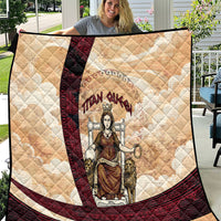 Rhea Titan Queen Mother Gods Quilt Goddess Rhea Throne Lions Greek Key Art