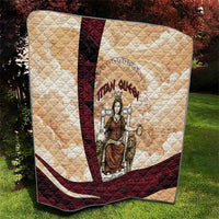 Rhea Titan Queen Mother Gods Quilt Goddess Rhea Throne Lions Greek Key Art