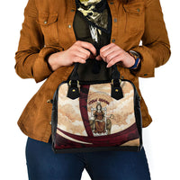 Rhea Titan Queen Mother Gods Shoulder Handbag Goddess Rhea Throne Lions Greek Key Art