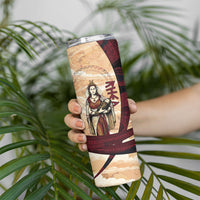 Rhea Titan Queen Mother Gods Skinny Tumbler Goddess Rhea Throne Lions Greek Key Art