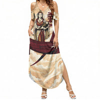 Rhea Titan Queen Mother Gods Summer Maxi Dress Goddess Rhea Throne Lions Greek Key Art
