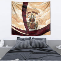 Rhea Titan Queen Mother Gods Tapestry Goddess Rhea Throne Lions Greek Key Art