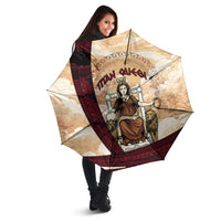 Rhea Titan Queen Mother Gods Umbrella Goddess Rhea Throne Lions Greek Key Art