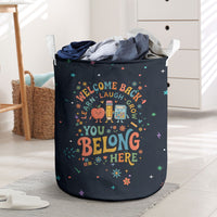 Happy to See Your Face Teacher School Supplies Laundry Basket Welcome Back Teacher You Belong Here