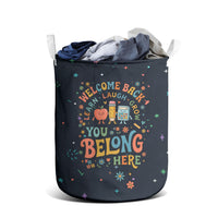 Happy to See Your Face Teacher School Supplies Laundry Basket Welcome Back Teacher You Belong Here