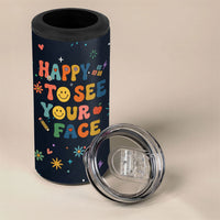 Happy to See Your Face Teacher School Supplies 4 in 1 Can Cooler Tumbler Welcome Back Teacher You Belong Here