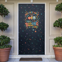Happy to See Your Face Teacher School Supplies Door Cover Welcome Back Teacher You Belong Here
