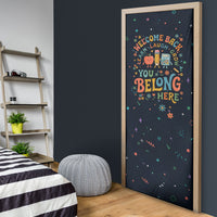 Happy to See Your Face Teacher School Supplies Door Cover Welcome Back Teacher You Belong Here