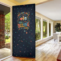 Happy to See Your Face Teacher School Supplies Door Cover Welcome Back Teacher You Belong Here