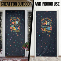 Happy to See Your Face Teacher School Supplies Door Cover Welcome Back Teacher You Belong Here