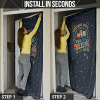 Happy to See Your Face Teacher School Supplies Door Cover Welcome Back Teacher You Belong Here