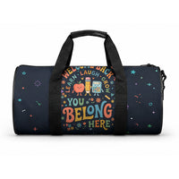 Happy to See Your Face Teacher School Supplies Duffle Bag Welcome Back Teacher You Belong Here