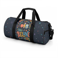 Happy to See Your Face Teacher School Supplies Duffle Bag Welcome Back Teacher You Belong Here