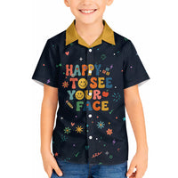 Happy to See Your Face Teacher School Supplies Hawaiian Shirt Welcome Back Teacher You Belong Here