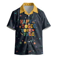 Happy to See Your Face Teacher School Supplies Kid Hawaiian Shirt Welcome Back Teacher You Belong Here