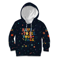 Happy to See Your Face Teacher School Supplies Kid Hoodie Welcome Back Teacher You Belong Here