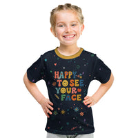 Happy to See Your Face Teacher School Supplies Kid T Shirt Welcome Back Teacher You Belong Here
