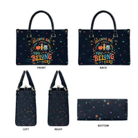 Happy to See Your Face Teacher School Supplies Leather Bag Welcome Back Teacher You Belong Here