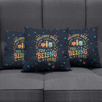 Happy to See Your Face Teacher School Supplies Pillow Cover Welcome Back Teacher You Belong Here