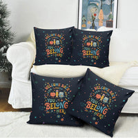 Happy to See Your Face Teacher School Supplies Pillow Cover Welcome Back Teacher You Belong Here