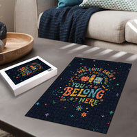 Happy to See Your Face Teacher School Supplies Puzzle Welcome Back Teacher You Belong Here