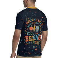 Happy to See Your Face Teacher School Supplies Rugby Jersey Welcome Back Teacher You Belong Here