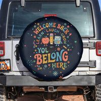 Happy to See Your Face Teacher School Supplies Spare Tire Cover Welcome Back Teacher You Belong Here