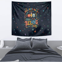 Happy to See Your Face Teacher School Supplies Tapestry Welcome Back Teacher You Belong Here