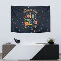Happy to See Your Face Teacher School Supplies Tapestry Welcome Back Teacher You Belong Here