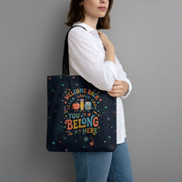 Happy to See Your Face Teacher School Supplies Tote Bag Welcome Back Teacher You Belong Here