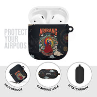 Arirang Korea Pride AirPods Case Korean Taegeuk Culture Hanbok Woman Traditional Mugunghwa
