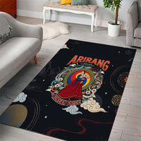Arirang Korea Pride Area Rug Korean Taegeuk Culture Hanbok Woman Traditional Mugunghwa