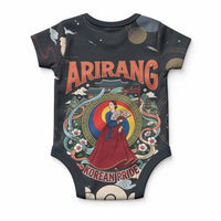 Arirang Korea Pride Baby Onesie Korean Taegeuk Culture Hanbok Woman Traditional Mugunghwa