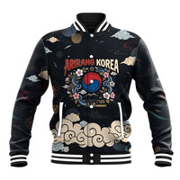 Arirang Korea Pride Baseball Jacket Korean Taegeuk Culture Hanbok Woman Traditional Mugunghwa