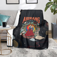Arirang Korea Pride Blanket Korean Taegeuk Culture Hanbok Woman Traditional Mugunghwa