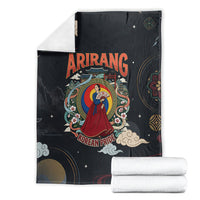 Arirang Korea Pride Blanket Korean Taegeuk Culture Hanbok Woman Traditional Mugunghwa