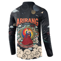Arirang Korea Pride Button Sweatshirt Korean Taegeuk Culture Hanbok Woman Traditional Mugunghwa