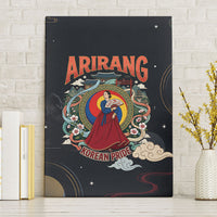 Arirang Korea Pride Canvas Wall Art Korean Taegeuk Culture Hanbok Woman Traditional Mugunghwa