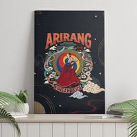 Arirang Korea Pride Canvas Wall Art Korean Taegeuk Culture Hanbok Woman Traditional Mugunghwa
